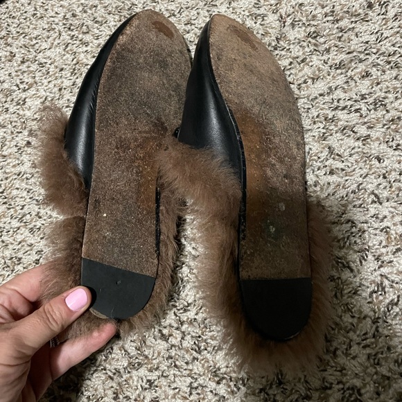 Gucci Princetown Mule with Fur - Picture 4 of 5